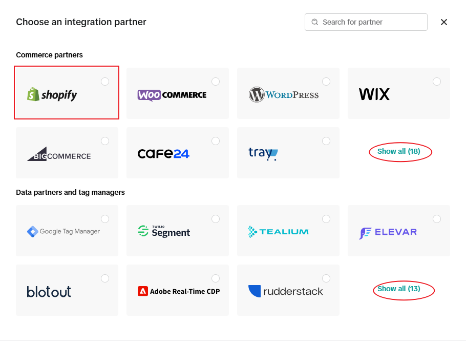 Method 1: Partner Integrations