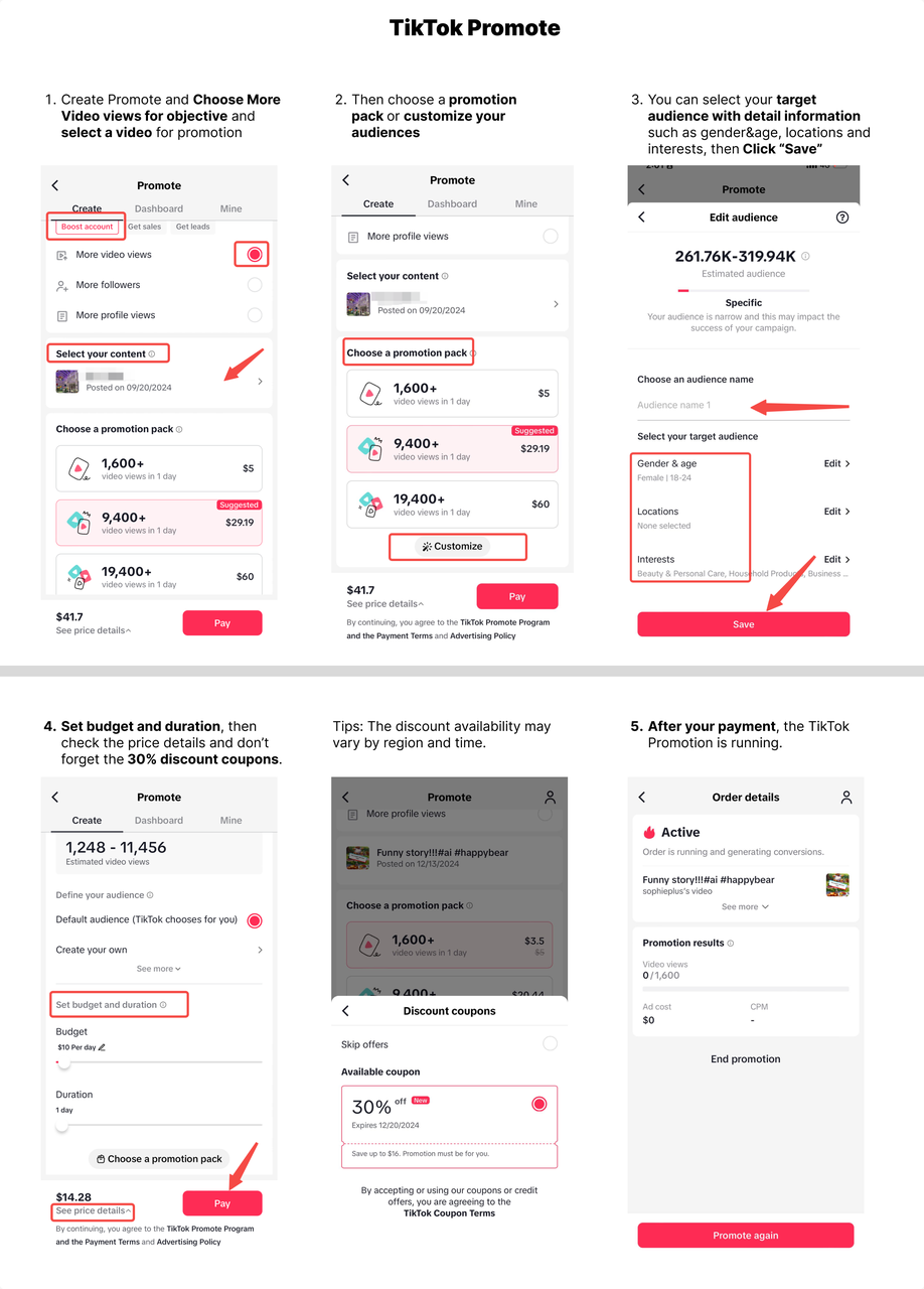 How to Use TikTok Promotion: Step-by-step Guide